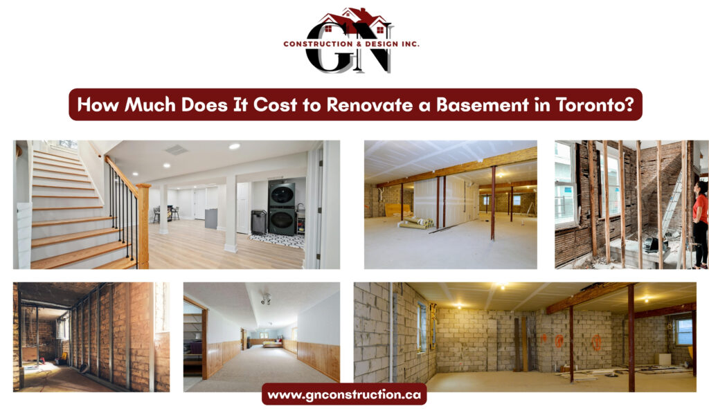 Basement renovation cost Toronto
